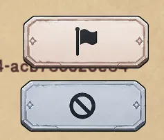 WallFall report and block player action buttons