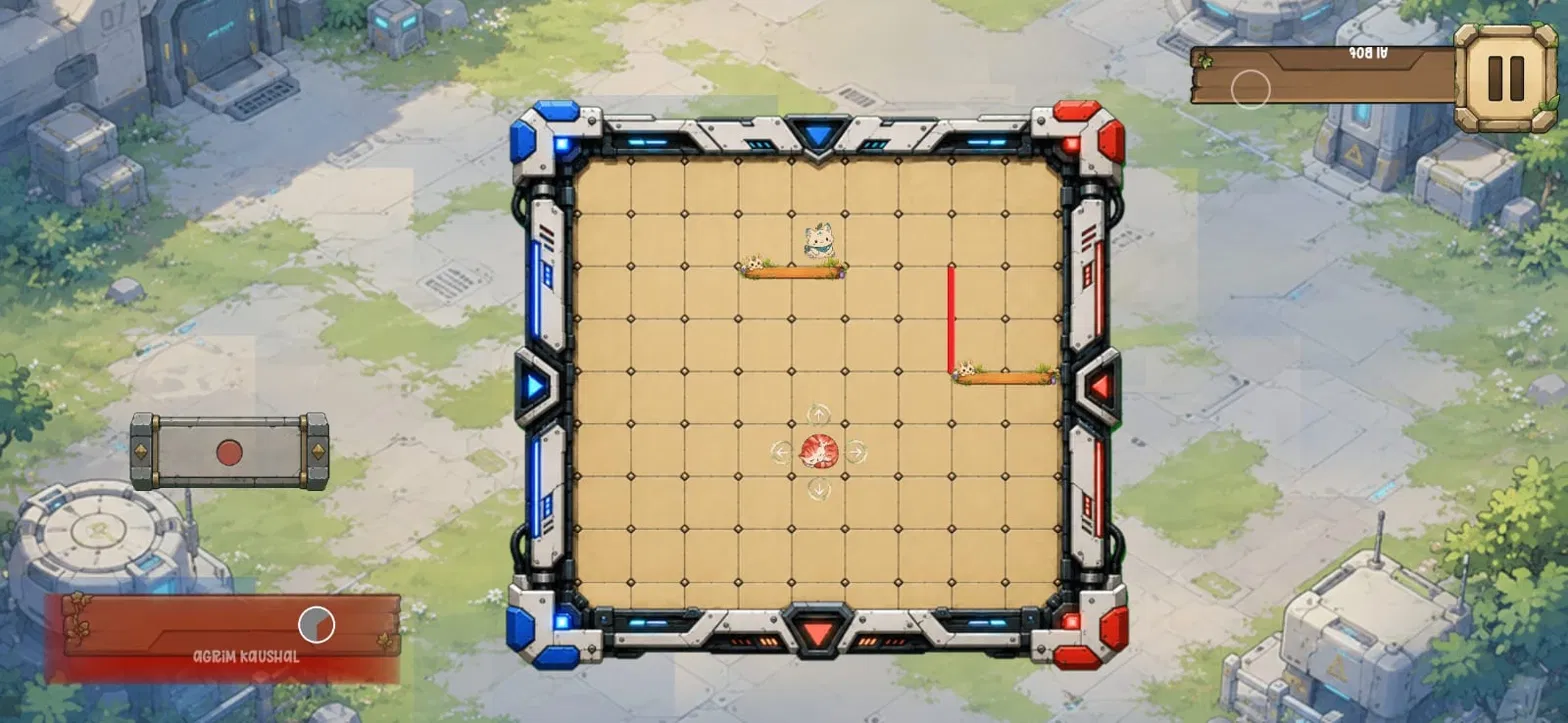 WallFall warm board gameplay